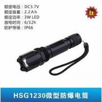 HSG1230微型防爆手电筒制造商，强光防爆手电筒价格