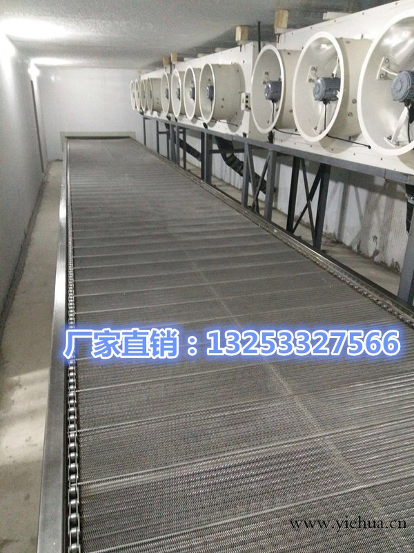 聚凯机械时产300公斤饺子速冻隧道生产线_图片