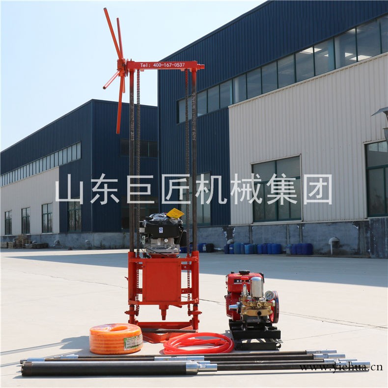 华夏巨匠QZ-2C轻便地质钻机 30米汽油动力小型钻探设备_图片
