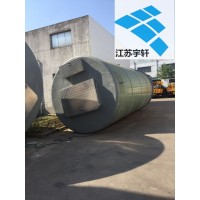 广州一体化预制泵站玻璃钢泵站_图片