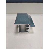 开模定制铝合金型材电子散热器五金型材压铸件五金加工机械零配件_图片