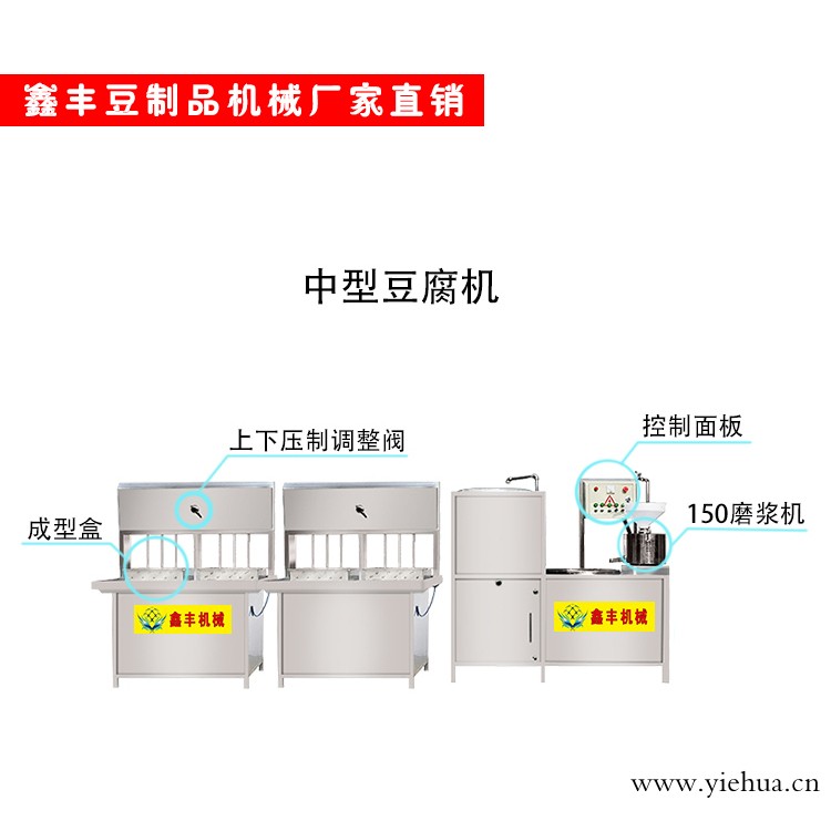 辽宁小型大豆腐机自动卤水豆腐机做豆腐成套设备视频