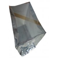 半透明银灰色防静电屏蔽方底袋 设备包装立体袋定做_图片