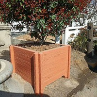 供应正方形水泥花箱 市政园林绿化花箱