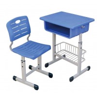 学生桌椅升降可调节课桌椅容易烂吗_图片