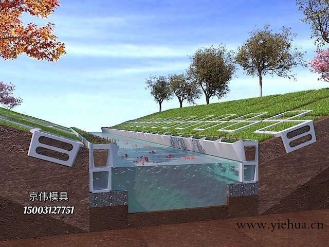 太原市政河道生态护坡推荐使用植草式生态框模具推荐保定京伟模具