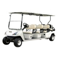 玛西尔八人座电动高尔夫球车、空间大、视野开阔、性能稳定_图片
