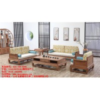 湖州木言木语新中式沙发 中秋特惠 百分百黄菠萝木 药木家具
