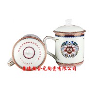 景德镇高端陶瓷茶杯定制_图片