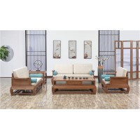 出售定制实木沙发木言木语新中式实木沙发专卖