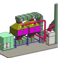 催化燃烧设备的工作原理及处理废气的效率_图片