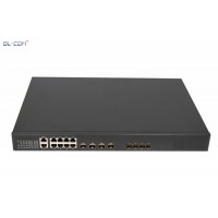 GL-E8604-ATG高性能盒式 OLT安防监控智慧酒店楼宇全光网络设备_图片
