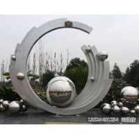 北京酒店门口不锈钢大型珍珠雕塑 LED河蚌摆件