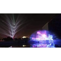 大型水幕激光秀设计丶水幕激光秀表演_图片