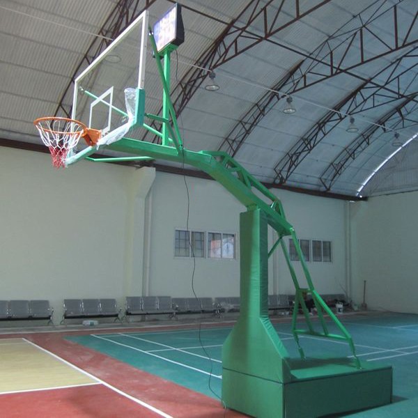 液压篮球架制造商 电动液压篮球架 沧州浩然体育器材有限公司