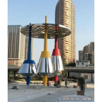河北不锈钢城市地标组合雕塑 大型金属镜面摆件
