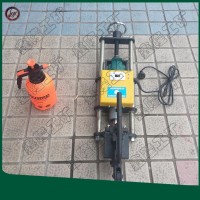 鑫宏电动钢轨钻孔机 手持钢轨打孔机