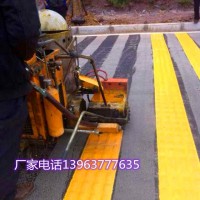 唐山市热熔乡村道路划线机,热熔公路涂线机,禁停网格热熔划线机