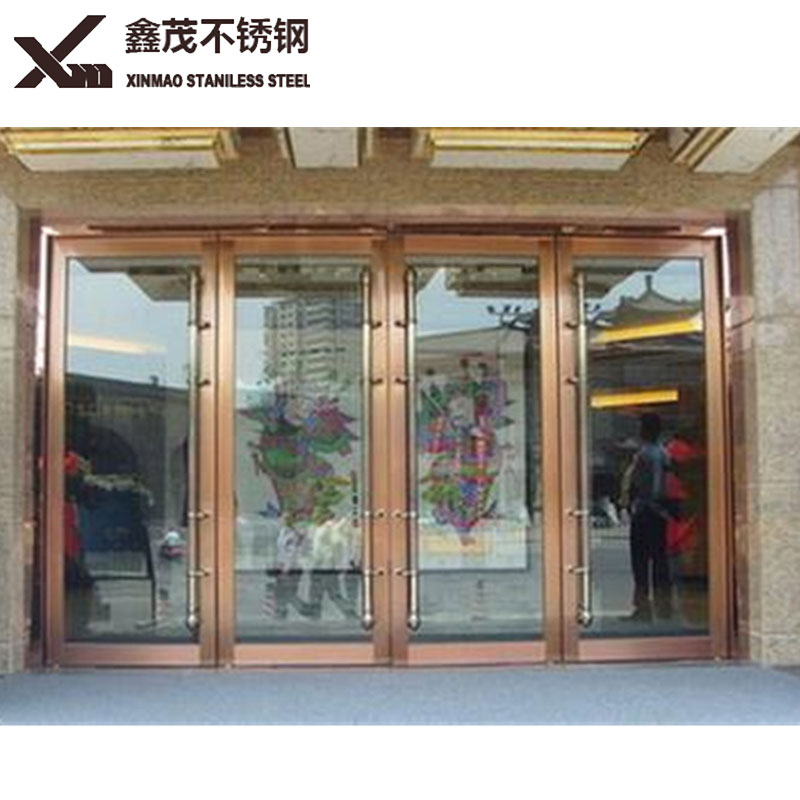 不锈钢地弹簧门营销中心大门售楼部门KTV大门星级酒店大门玻璃门
