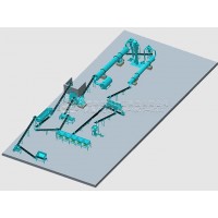 华之强有机肥圆盘造粒生产线_图片