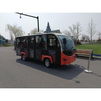 十四座带空调观光车电动观光车_图片