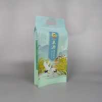 四边封,哑光,扣手,大米袋